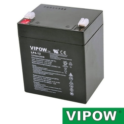 Baterie olověná12V/ 4.5Ah VIPOW (MOTOMA) bezúdržbový akumulátor