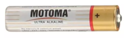 Baterie AAA(R03) alkalická Motoma 4 pack