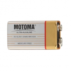 Baterie alkalická MOTOMA Ultra Alkaline 9V