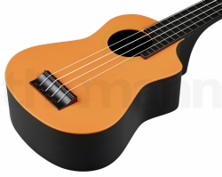 Sopránové ukulele Harley Benton PolyUke Orange
