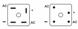 Diodový můstek 25A/1000V KBPC2510 faston