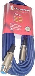 Mikrofonní kabel XLR-XLR modrý, různé délky