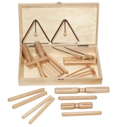 Goldon Percussion Set 1 in Wood Box