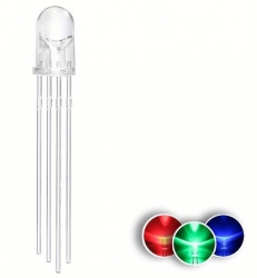 RGB  LED  dioda  s volitelnou barvou světla