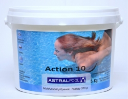 Chlorové tablety AstralPool 200 gr, superkombinace Action-10