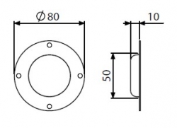 Miska Adam Hall 4905  bez otvoru