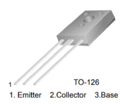 Transistor BD 681 N / BD62 P, Darlington, 100V, 4A, 40W