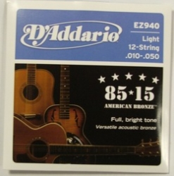 Struny D Addario pro 12 - ti strunnou kytaru EZ 940 nebo EJ 36