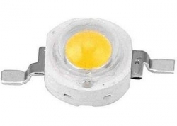 LED 1W bílá 6000K (3000K), 85lm/350mA, 120°
