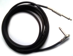 Nástrojový kabel Jack 6,3 - Jack 6,3 PR černý