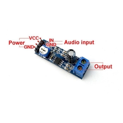 Zesilovač mono 0,5W, modul s LM386