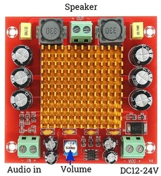 Zesilovač "D" 150W, modul XH-M544 s TPA3116DA