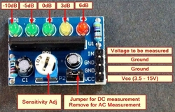 Indikátor úrovně signálu s KA2284,  modul