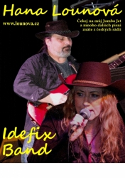 Plakát Hana Lounová a Idefix Band