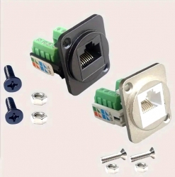 Konektor RJ45 v D formátu