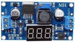 Digitální stabilizátor s LM2596 s nastavitelným napětím a voltmetrem