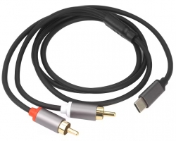 Převodník USB C na 2x Cinch
